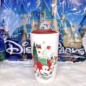 NEW Starbucks Walt Disney World Christmas Ceramic Coffee Tumbler Cup